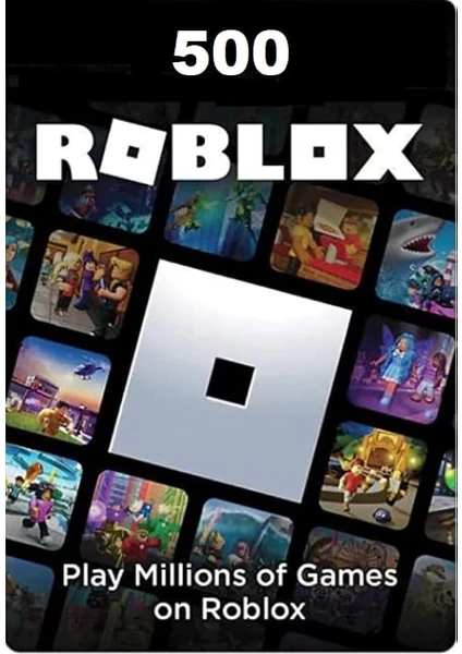 Roblox Gift Card - 500 Robux Eur Eksiksik Tam Yüklenir