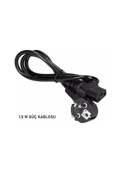 Komponentci Bilgisayar Kasa Monitör Ekran Power Güç Kablosu 3 x 0.75 MM 1.5 M