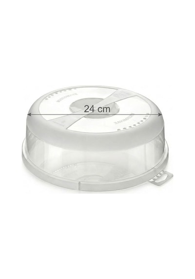 24 Cm Şeffaf Mikrodalga Kapağı Asılabilir Mikrodalga Uyumlu Kapak, Sıçrama Önleyici Yemek Isıtma Kapağı, B