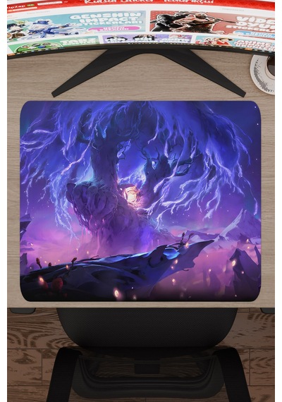 Ori And The Will Of The Wisps Dikişli Kauçuk Oyuncu Mousepad V2 - 48x40 Xl Gaming Mouse Pad