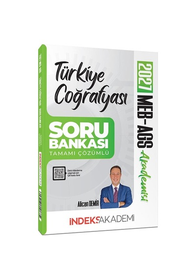 İndeks Akademi 2027 Meb-ags Akademisi Türkiye Coğrafyası Soru Bankası Çözümlü - Alican Demir