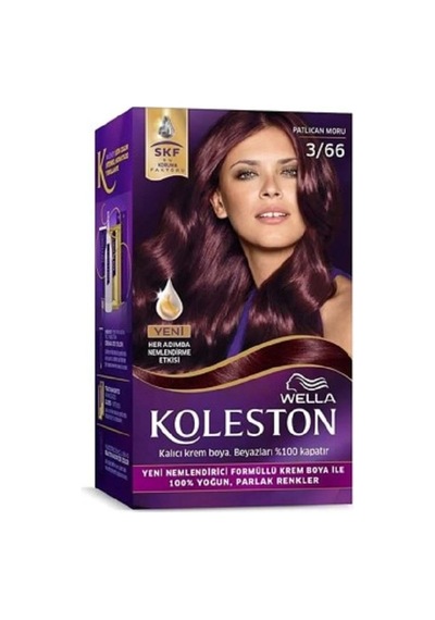 Koleston Kit Saç Boyası 3/66 Patlıcan Moru