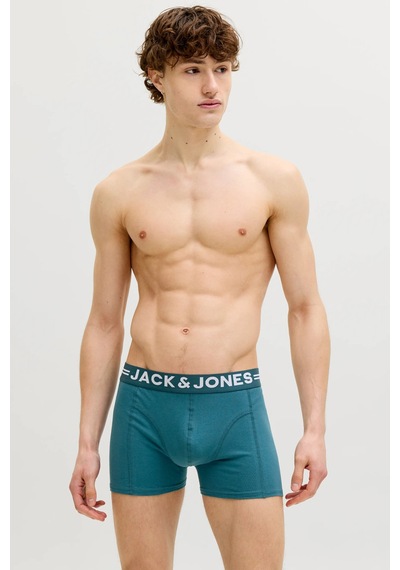 Jack & Jones Erkek 3'lü Boxer 12081832 Weathervane