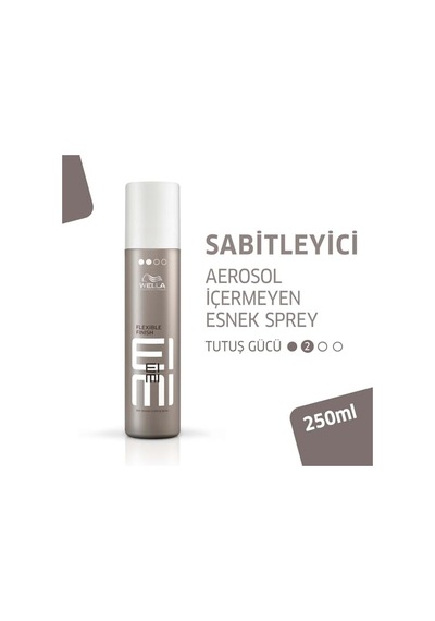 Wella Professionals Eimi Flexible Esnek Sonlandırma Saç Spreyi 250 Ml - Isı Ve Uv Işınlarına Karşı