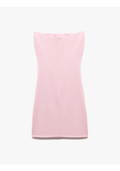 Koton Straplez Bodycon Taş Detaylı Mini Elbise Pembe 5sak80074fk Gül Koton Straplez Bodycon Taş Detaylı Mini Elbise Pembe 5sak80074fk Gül
