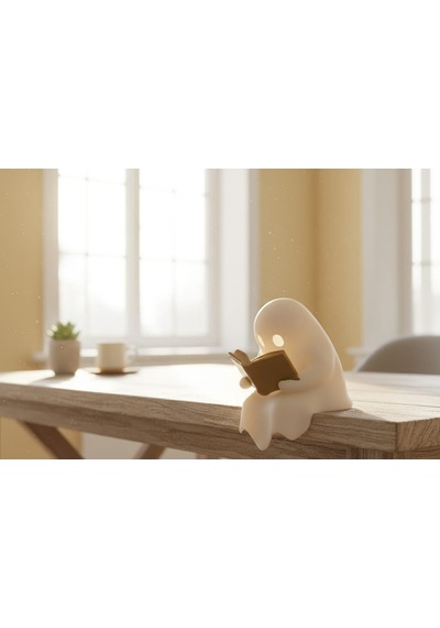 3d Baskı Kitap Okuyan Hayalet Biblo