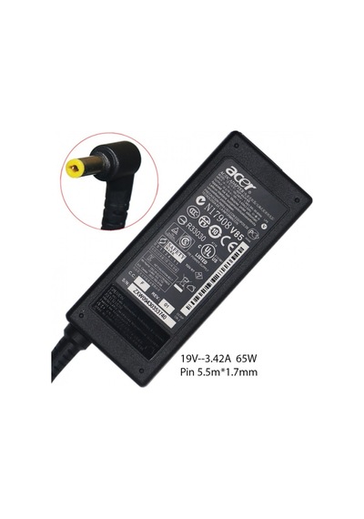 Acer 19v 3.42a 65w - 5.5 1.7 Notebook Adaptör