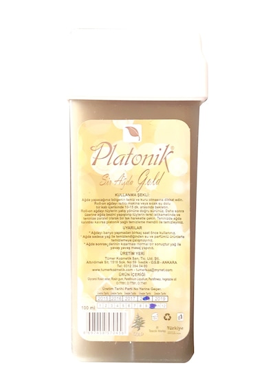 Platonik Kartuş Ağda Altın Gold 100 ML