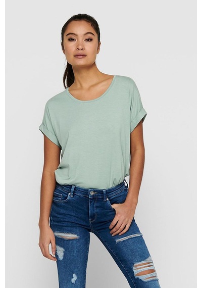 Only Kadın Basic Bisiklet Yaka T-shirt 15106662 Jadeite