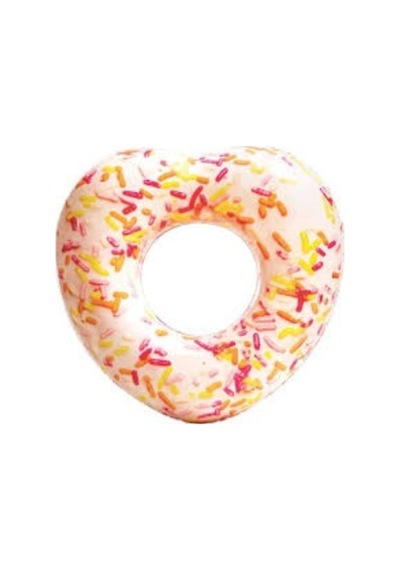 56253 - Kalp Şekilli Donut Simit 104 Cm 12 Lisinya Çok Renkli