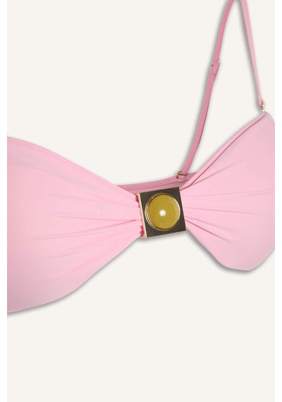 Defacto Lilyrose X Defacto Regular Fit Bikini Üstü H8858ax26hspn666 Pembe-pn666