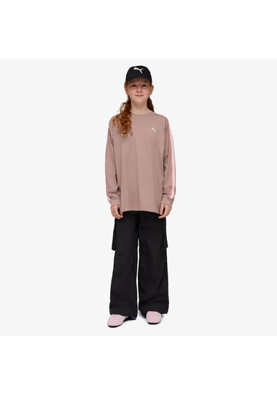 Puma Relaxed Woven Cargo Çocuk Siyah Pantolon 634520 2800282