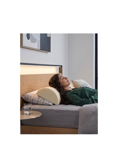 Code: Ort-610 Visko Çok Amaçlı Yarım Silindir Yastık Horlama Yastığı 42x18x9 Beyaz