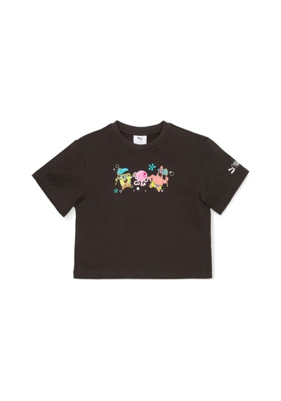 X Spongebob Girls Tee Puma Black Puma Black