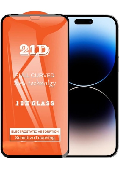 Apple Uyumlu   iPhone 14 Pro Max Kırılmaz Cam 21d Ekran Koruyucu