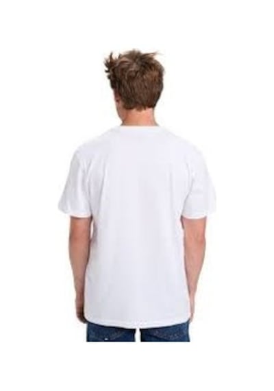 Quıksılver Fınelıne Erkek Bright White - Solid T-shırt Eqyzt08174-wbb0 Beyaz