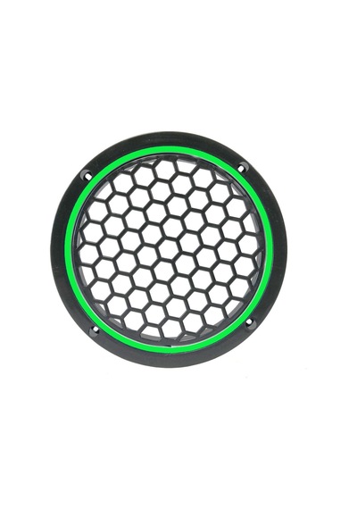 Garaj Dünyası Yeşil Neon Ledli 20 Cm 2 Li Hoparlör Kapağı