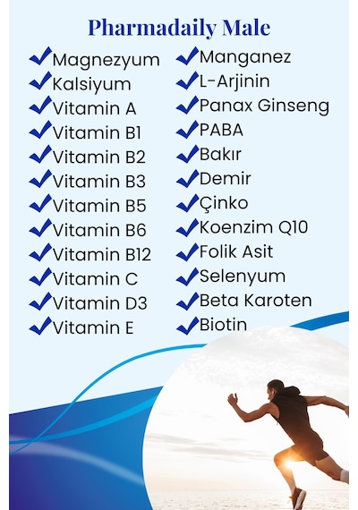 Pharmadaily Male Multivitamin 30 Tablet