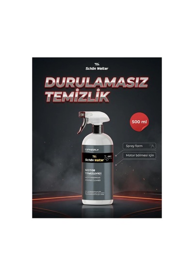 Araç Oto Motor Temizleyici Sprey 500ml Grızzly