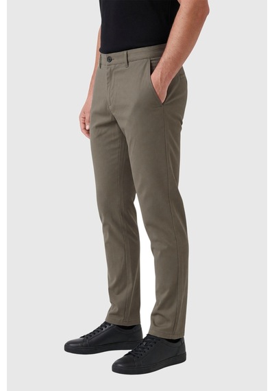 Rizzup Erkek Açık Haki Modern Fit Likralı Kumaş Pantolon Günlük & Ofis Kullanımı 2602020