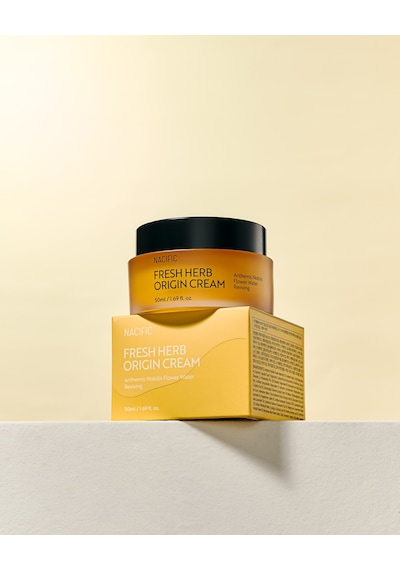NACIFIC Fresh Herb Origin Cream 50 ml , Bitki Özleri + Nem Bariyeri Desteği , Canlandırıcı Nemlendirici