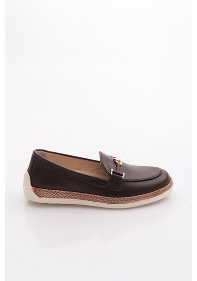 Dgn 190e Kadin Loafer Ayakkabi Kahve