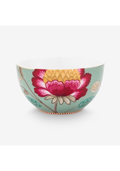 Mavi Porselen Salata Kasesi 15 Cm