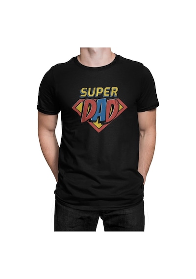 Super Dad Siyah Erkek Tshirt