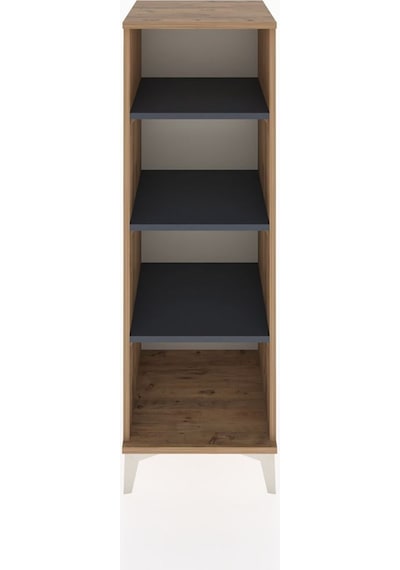 Hyperion Dolap 3 Raflı 44x44x134 Çam-antrasit Çam