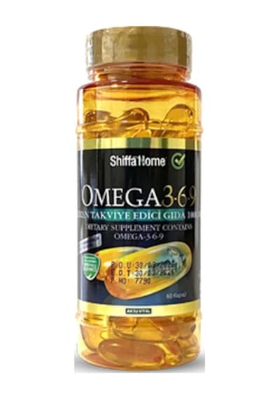 Shiffa Home Omega 3-6-9 Takviye Edici Gıda 60 Kapsül 1000 MG