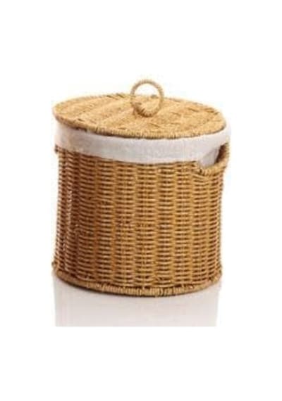 Mien Rattan Kapaklı Sepet Büyük Boy 25x25 Cm Diğer
