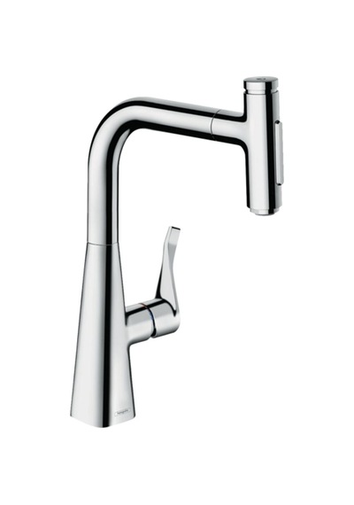 Hansgrohe Metris Select M71 Eviye Bataryası Spiralli 73822000 Krom