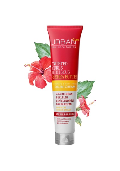 Twisted Curls Hibiscus & Shea Butter Durulanmayan Bakım Kremi 175 Ml