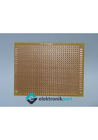 Elektronikport-Delikli Plaket 7X9 Pertinaks