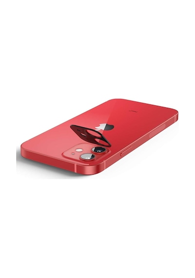 Spigen İphone 12 İle Uyumlu Kamera Lens Cam Ekran Koruyucu Glas.tr Optik 2 Adet Red