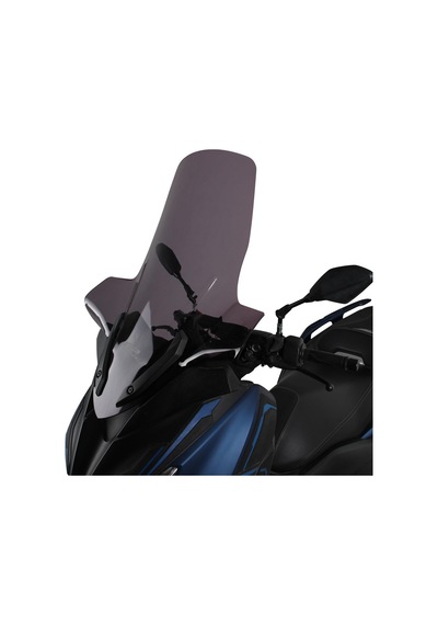 GP Kompozit Yamaha XMAX 250 / 300 / 400 2018-2023 Uyumlu Elcikli Ön Cam Füme