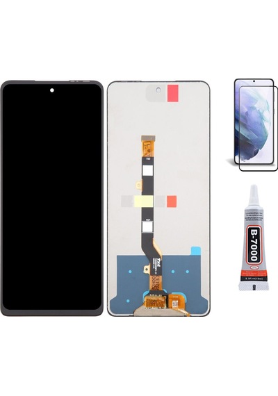 Tecno Pova 6 Neo Ekran Lcd Dokunmatik B7000 15ml Yapıştırıcı Ve Kırılmaz Cam İle Beraber Yc