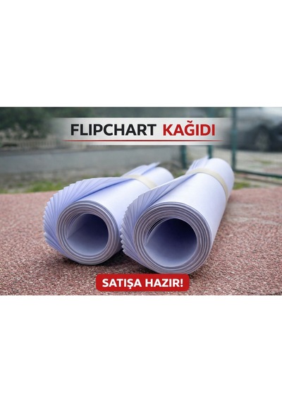 64x90 Cm Flipchart Kağıdı Askısız Düz Toplantı Ve Sunum Kağıdı 1 Adet