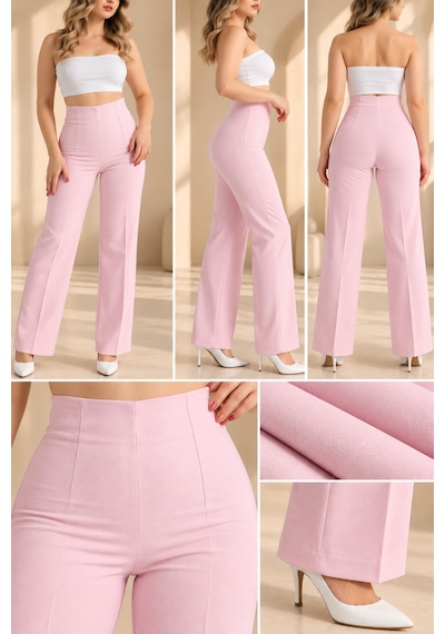 Sea Queen Kadın Yüksek Çima Detaylı Fermuarlı Rahat Kesim Yumusak Palazzo Kumaş Pantolon Toz Pembe - 939277893 Toz Pembe Sea Queen Kadın Yüksek Çima Detaylı Fermuarlı Rahat Kesim Yumusak Palazzo Kumaş Pantolon Toz Pembe - 939277893 Toz Pembe