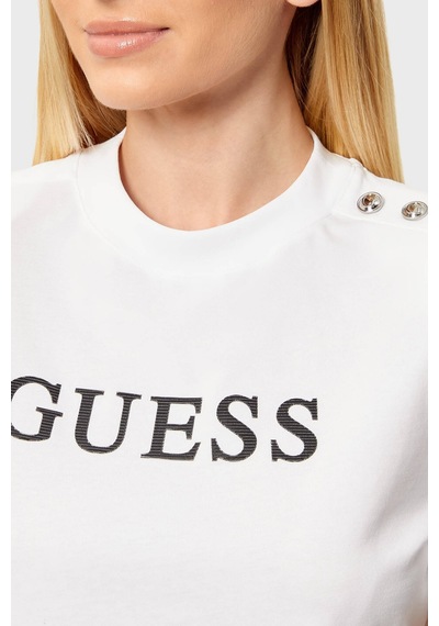 Guess Bayan T Shirt W6gı06 K3018 G011 Beyaz BEYAZ