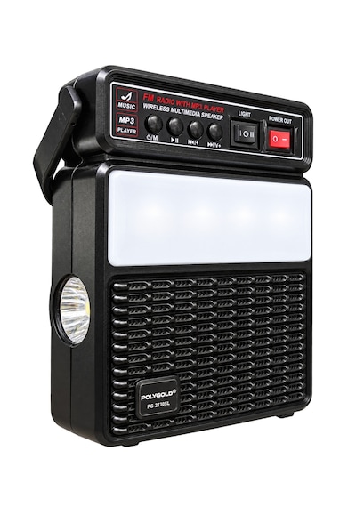 2730sl Solar Şarjlı Bluetooth Hoparlör Fm Radyo Usb/tf Kart Led Fener Kamp Lambası Powerbank