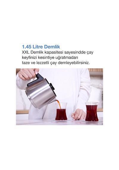 Fakir Chailand Maxi XXL 2 L Çelik Çay Makinesi