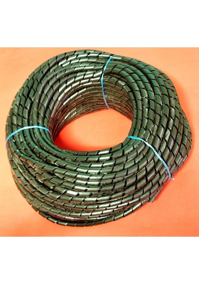 Kablo Sarıcı Koruyucu Spiral Rulo No 5 17Mm Siyah Kalın 50M