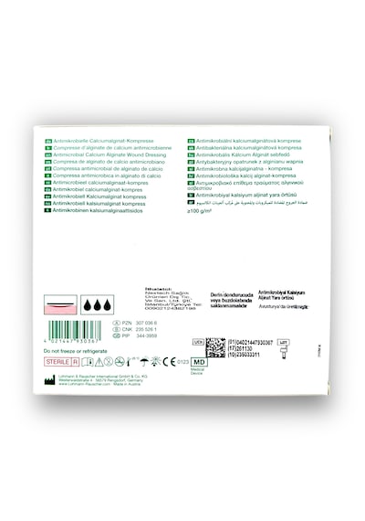 Suprasorb A + Ag Kalsiyum Aljinatlı Ve Gümüşlü Yara Örtüsü 10 X 10 Cm- 1 Adet
