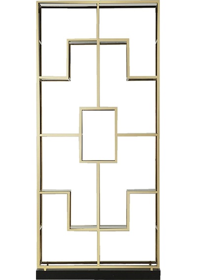 Candie Gold Metal Kitaplık