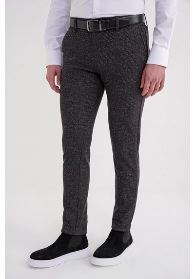 P 1208 Pantolon Comfort Siyah Siyah