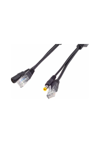 4252 Ip Kamera Rj45 Kablosu Poe Set Ethernet Cat5 Adaptör Güç Pow