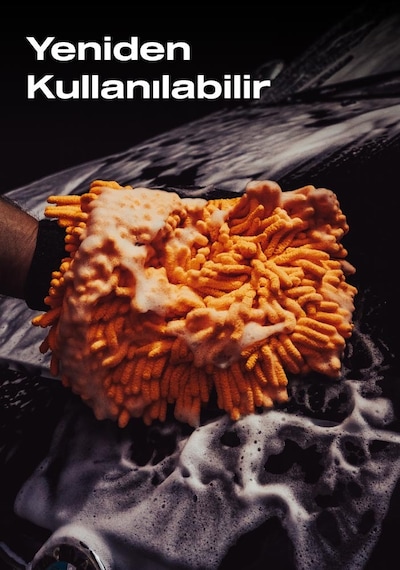 Nasiol Çift Taraflı Mikrofiber Süper Yumuşak Peluş Araç Yıkama Eldiveni Çiziksiz ve Detaylı Temizlik