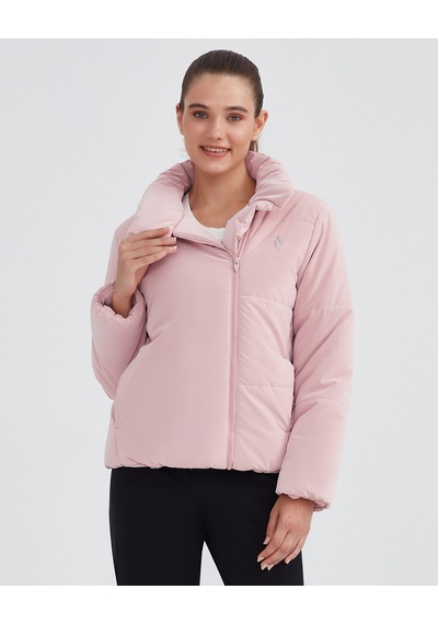 Skechers W Outerwear Padded Jacket Kadın Light Pink Mont S232044-590 Pembe