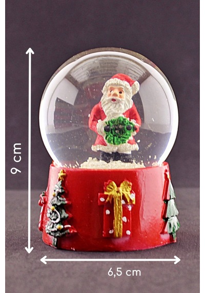 Noel Baba 2023 Merry Christmas Tasarımlı 9 Cm Orta Boy Işıklı Ka